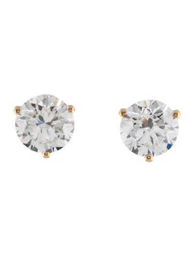Pre-owned Earrings 14k 5.94ctw Lab-grown Diamond Stud  In Multi