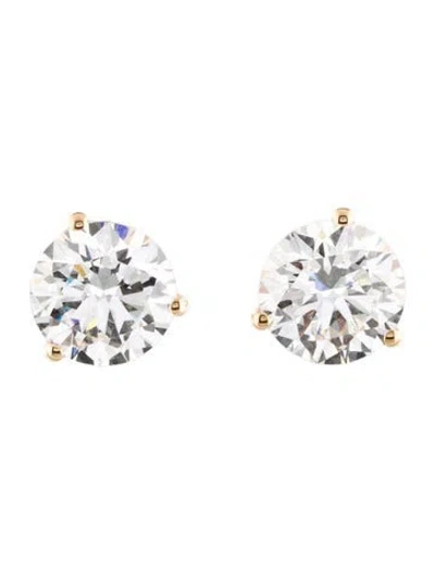 Pre-owned Earrings 14k 5.94ctw Lab-grown Diamond Stud  In Multi