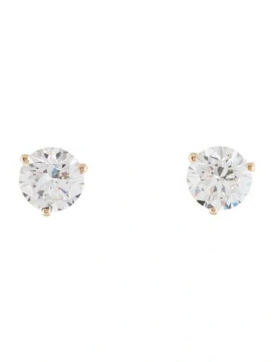 Pre-owned Earrings 14k 5.94ctw Lab-grown Diamond Stud  In Multi