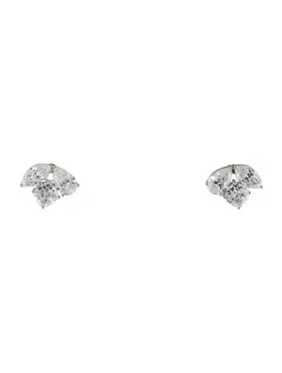 Pre-owned Earrings 14k 5.96ctw Lab-grown Diamond Studs In Multi