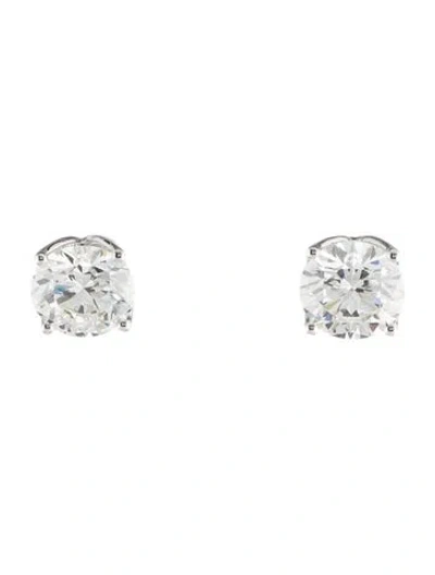 Pre-owned Earrings 14k 6.00ctw Lab-grown Diamond Stud  In Multi