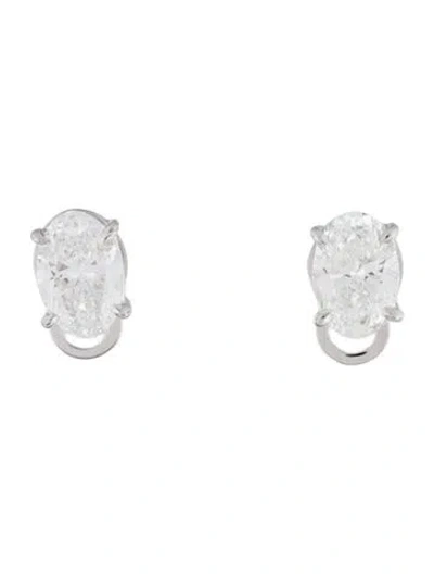 Pre-owned Earrings 14k 6.01ctw Lab-grown Diamond Stud  In Multi