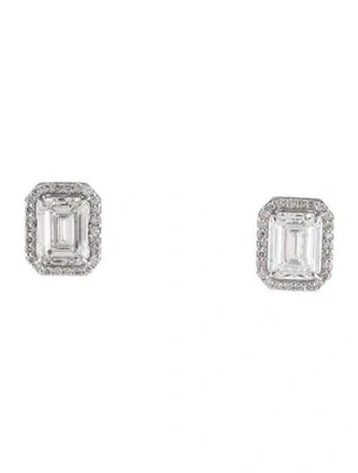 Pre-owned Earrings 14k 6.03ctw Lab-grown Diamond Stud  In Multi