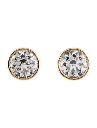 Pre-owned Earrings 14k 6.03ctw Lab-grown Diamond Stud  In Multi