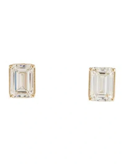 Pre-owned Earrings 14k 6.08ctw Lab-grown Diamond Stud  In Multi