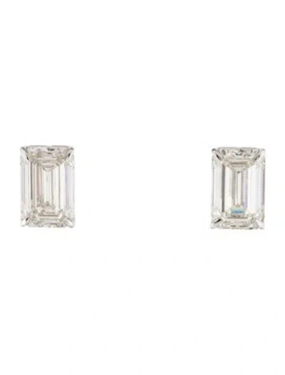 Pre-owned Earrings 14k 6.12ctw Lab-grown Diamond Stud  In Multi
