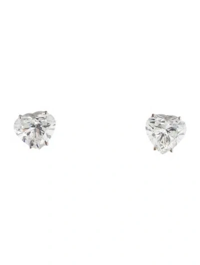 Pre-owned Earrings 14k 6.12ctw Lab-grown Diamond Stud  In Multi
