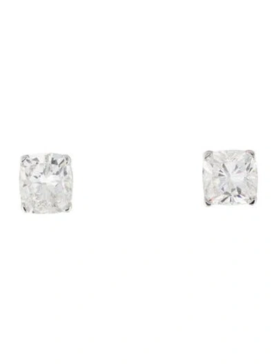 Pre-owned Earrings 14k 6.13ctw Lab-grown Diamond Stud  In Multi