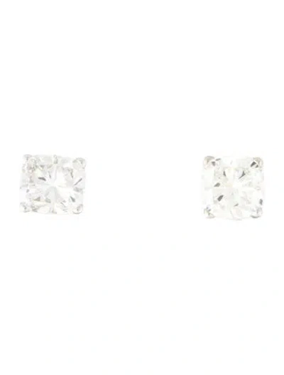Pre-owned Earrings 14k 6.14ctw Lab-grown Diamond Studs In Multi