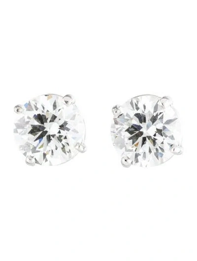 Pre-owned Earrings 14k 6.16ctw Lab-grown Diamond Stud  In Multi