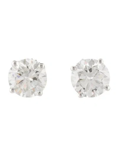 Pre-owned Earrings 14k 6.16ctw Lab-grown Diamond Stud  In Multi