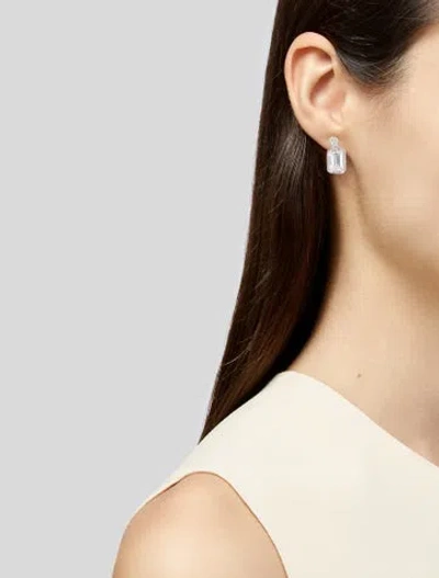 Pre-owned Earrings 14k 6.36ctw Lab-grown Diamond Halo Set Drop In Multi