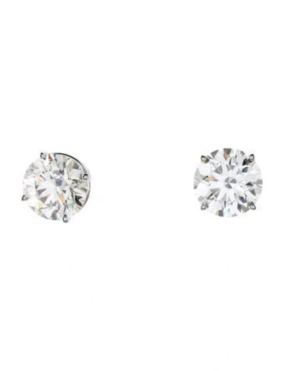 Pre-owned Earrings 14k 6.75ctw Lab-grown Diamond Stud  In Multi