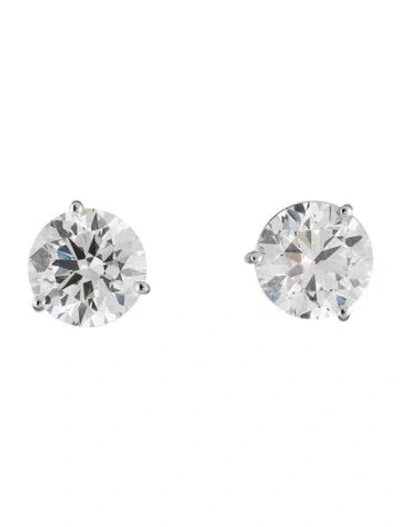Pre-owned Earrings 14k 7.01ctw Lab-grown Diamond Studs In Multi