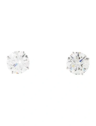 Pre-owned Earrings 14k 7.02ctw Lab-grown Diamond Stud Earringgs In Multi