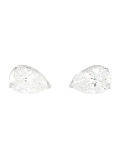 Pre-owned Earrings 14k 7.16ctw Lab-grown Diamond Stud  In Multi