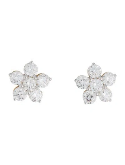 Pre-owned Earrings 14k 7.35ctw Lab-grown Diamond Stud  In Multi