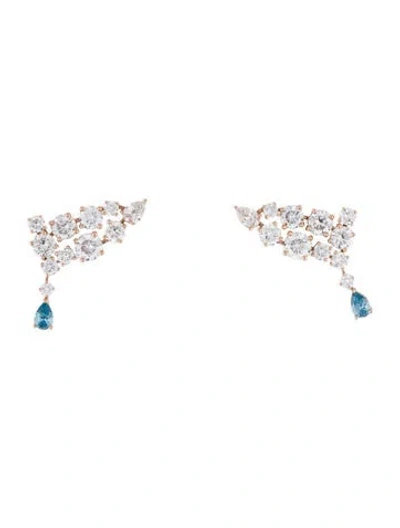 Pre-owned Earrings 14k 7.48ctw Lab-grown Diamond Stud  In Multi