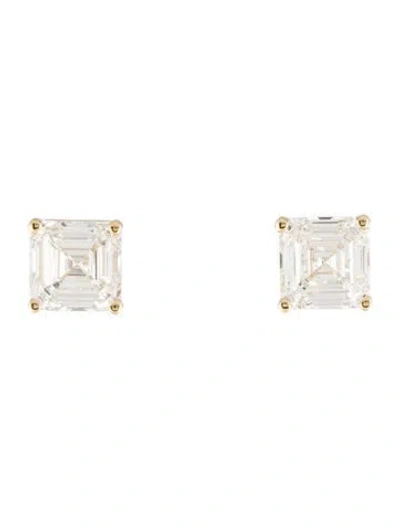 Pre-owned Earrings 14k 8.02ctw Lab-grown Diamond Stud  In Multi