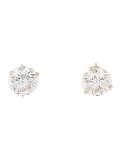 Pre-owned Earrings 14k 8.05ctw Lab-grown Diamond Studs In Multi