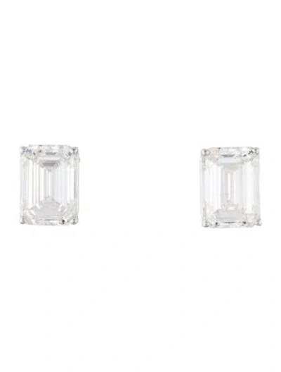 Pre-owned Earrings 14k 8.08ctw Lab-grown Diamond Stud  In Multi