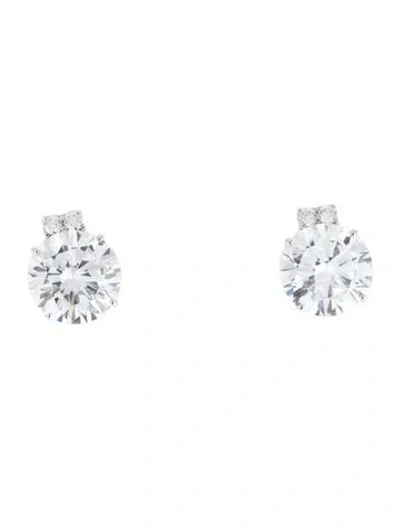 Pre-owned Earrings 14k 8.50ctw Lab-grown Diamond Stud  In Multi