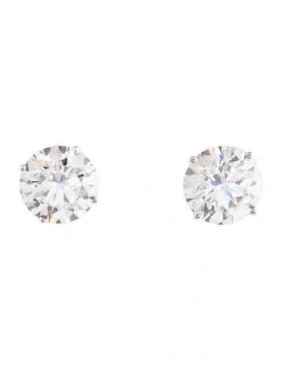 Pre-owned Earrings 14k 8.76ctw Lab-grown Diamond Stud  In Multi