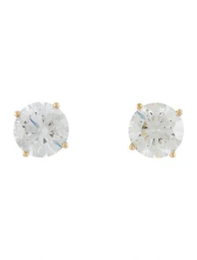 Pre-owned Earrings 14k 8.81ctw Lab-grown Diamond Stud  In Multi
