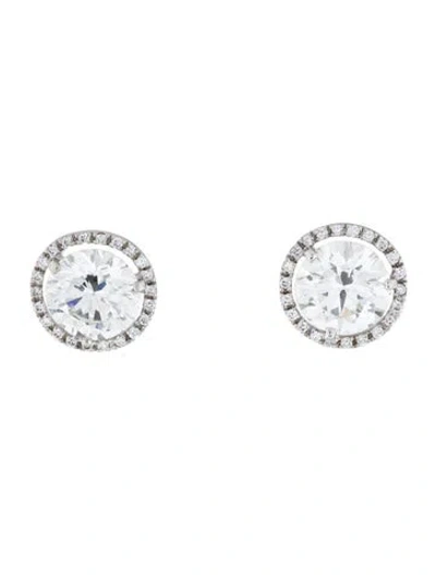 Pre-owned Earrings 14k 9.01ctw Lab-grown Diamond Stud  In Multi