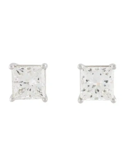 Pre-owned Earrings 14k 9.31ctw Lab-grown Diamond Stud  In Multi