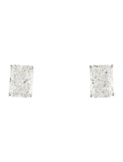 Pre-owned Earrings 14k 9.48ctw Lab-grown Diamond Stud  In Multi