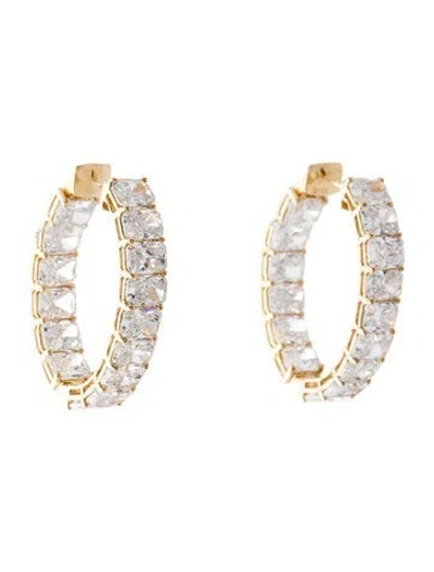 Pre-owned Earrings 14k 9.52ctw Lab-grown Diamond Drop  In Multi