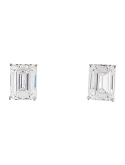 Pre-owned Earrings 14k 9.52ctw Lab-grown Diamond Stud  In Multi