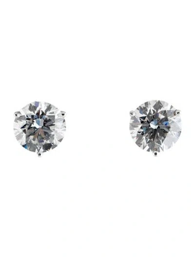 Pre-owned Earrings 14k 9.54ctw Lab-grown Diamond Stud  In Multi