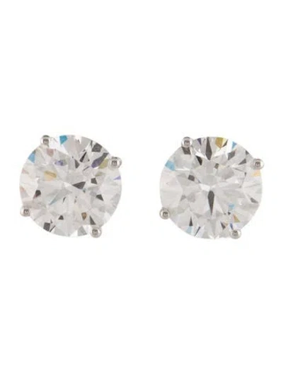 Pre-owned Earrings 14k 9.99ctw Lab-grown Diamond Stud  In Multi