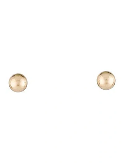 Pre-owned Earrings 14k Ball Stud  In Multi