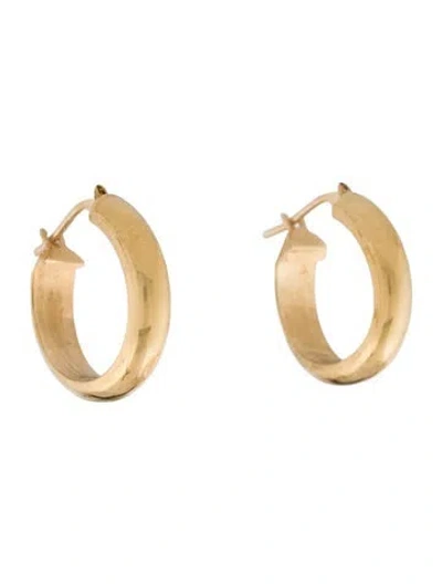 Pre-owned Earrings 14k Classic Hoop  In Multi