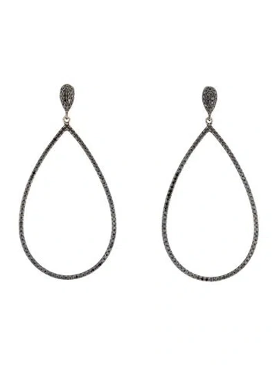 Pre-owned Earrings 14k Diamond Drop  In Multi