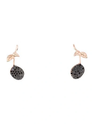 Pre-owned Earrings 14k Diamond Drop  In Multi