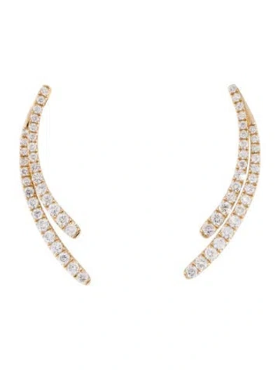 Pre-owned Earrings 14k Diamond Enhancer Drop  In Multi