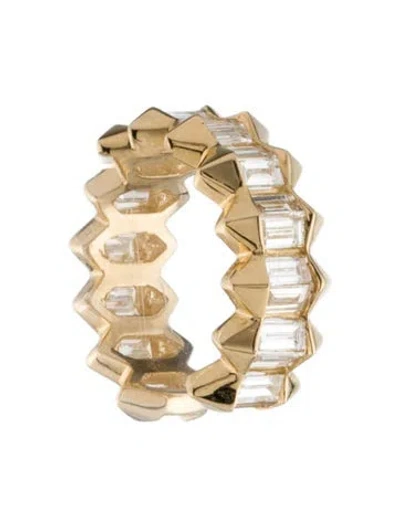 Pre-owned Earrings 14k Diamond Single Ear Cuff In Multi