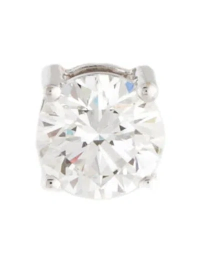 Pre-owned Earrings 14k Diamond Single Stud In Multi