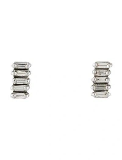 Pre-owned Earrings 14k Diamond Stud  In Multi