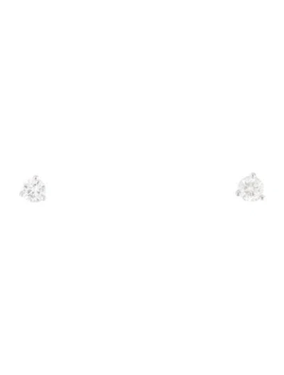 Pre-owned Earrings 14k Diamond Stud  In Multi