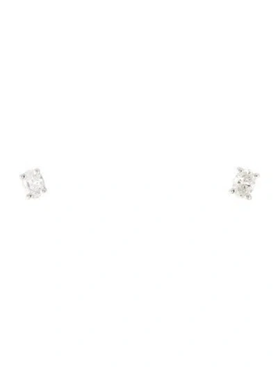 Pre-owned Earrings 14k Diamond Stud  In Multi