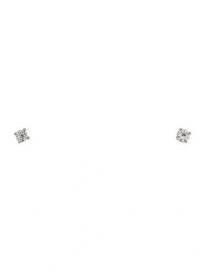 Pre-owned Earrings 14k Diamond Stud  In Multi