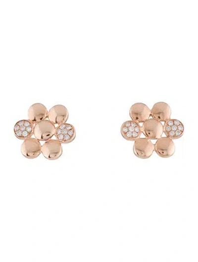 Pre-owned Earrings 14k Diamond Stud  In Multi