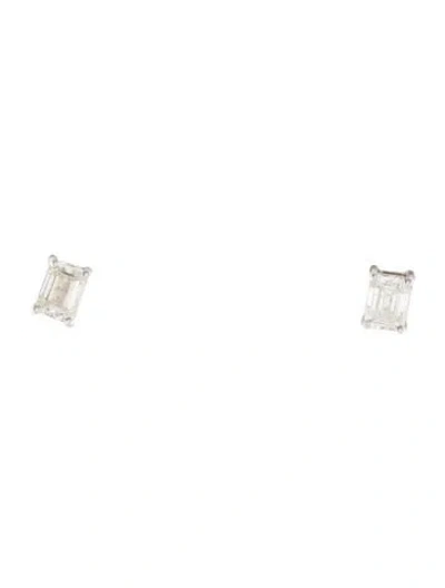 Pre-owned Earrings 14k Diamond Stud  In Multi