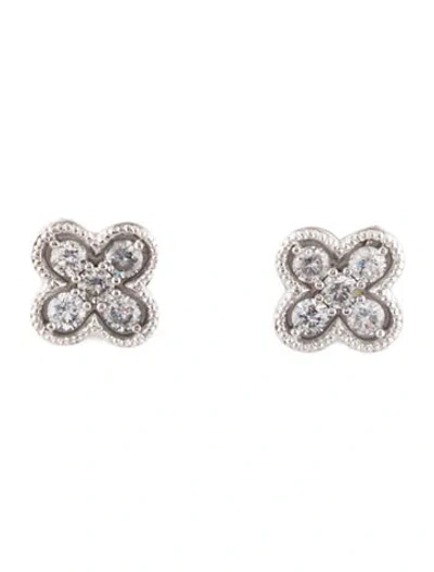 Pre-owned Earrings 14k Diamond Stud  In Multi