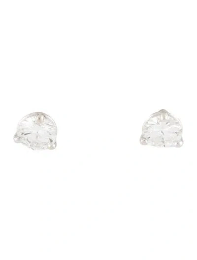 Pre-owned Earrings 14k Diamond Stud  In Multi